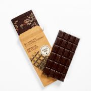 Mørk chokolade plade med kakaonibs, 80 g