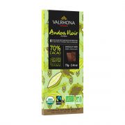 70% Andoa Noire chokoladebar, øko, 70 g, Valrhona