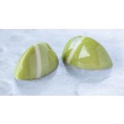 Fyldt chokolade m. limeblade, 60 stk, Valrhona